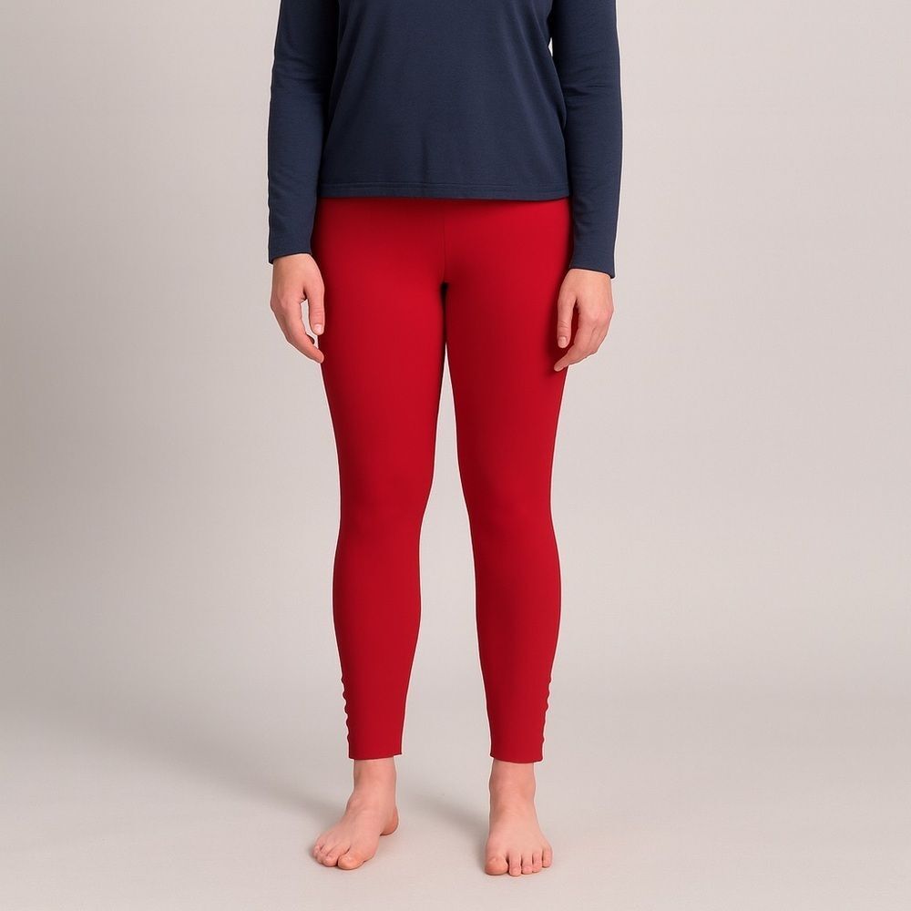 IC by Connie K Stylish Red Women's Dress Professional Leggings Small